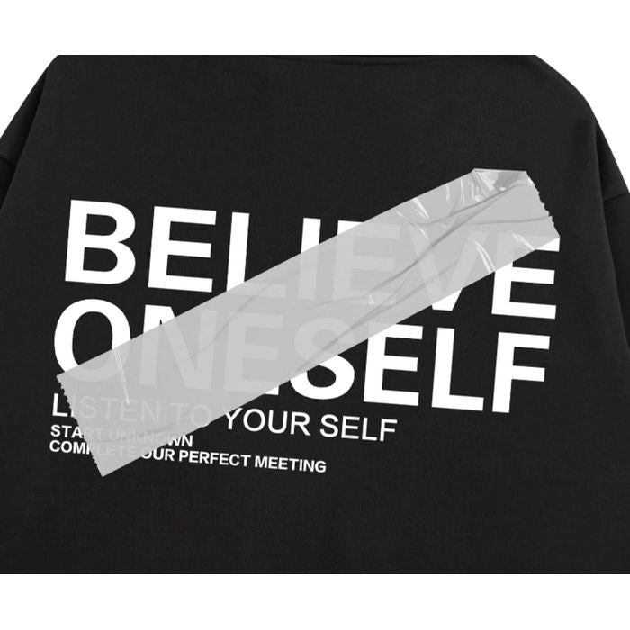 デザインロゴ オーバーサイズ フーディ　M10485