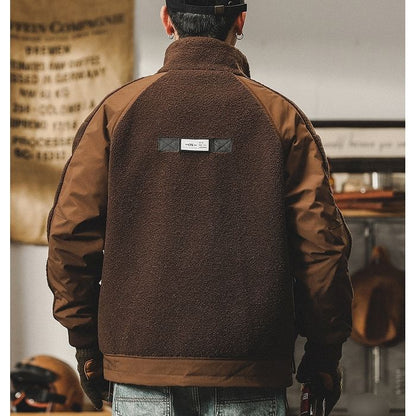 異素材切り替え ボアジャケット　M10568