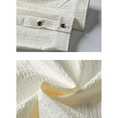 デザインフロントボタン シャツ M10426