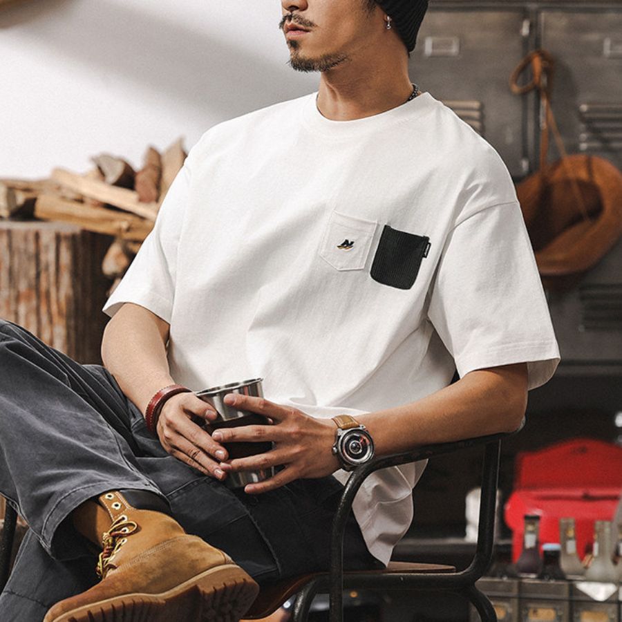 スモールダブルポケット Tシャツ　M10726