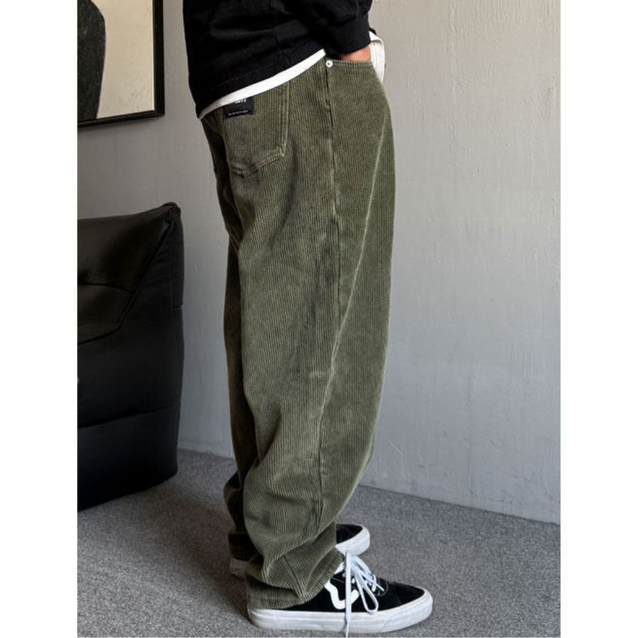 コーデュロイ ワイドパンツ　M10655