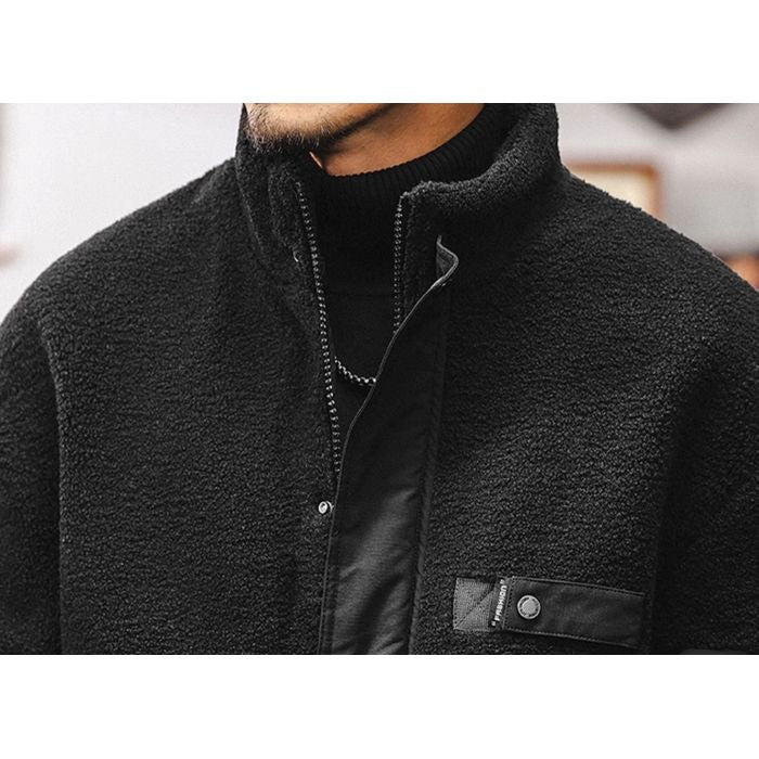 異素材切り替え ボアジャケット　M10568