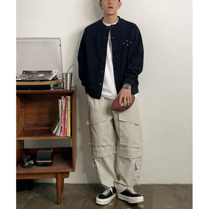 ドットラベル カーディガン　M10536