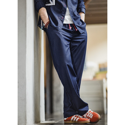 ルーズドレープストレートパンツ M10467