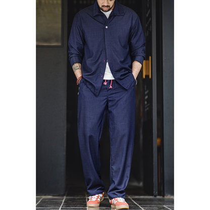 ルーズドレープストレートパンツ M10467