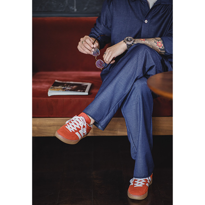 ルーズドレープストレートパンツ M10467