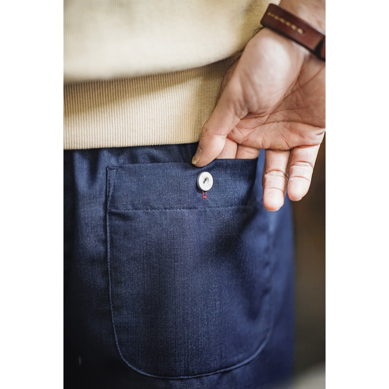 ルーズドレープストレートパンツ M10467