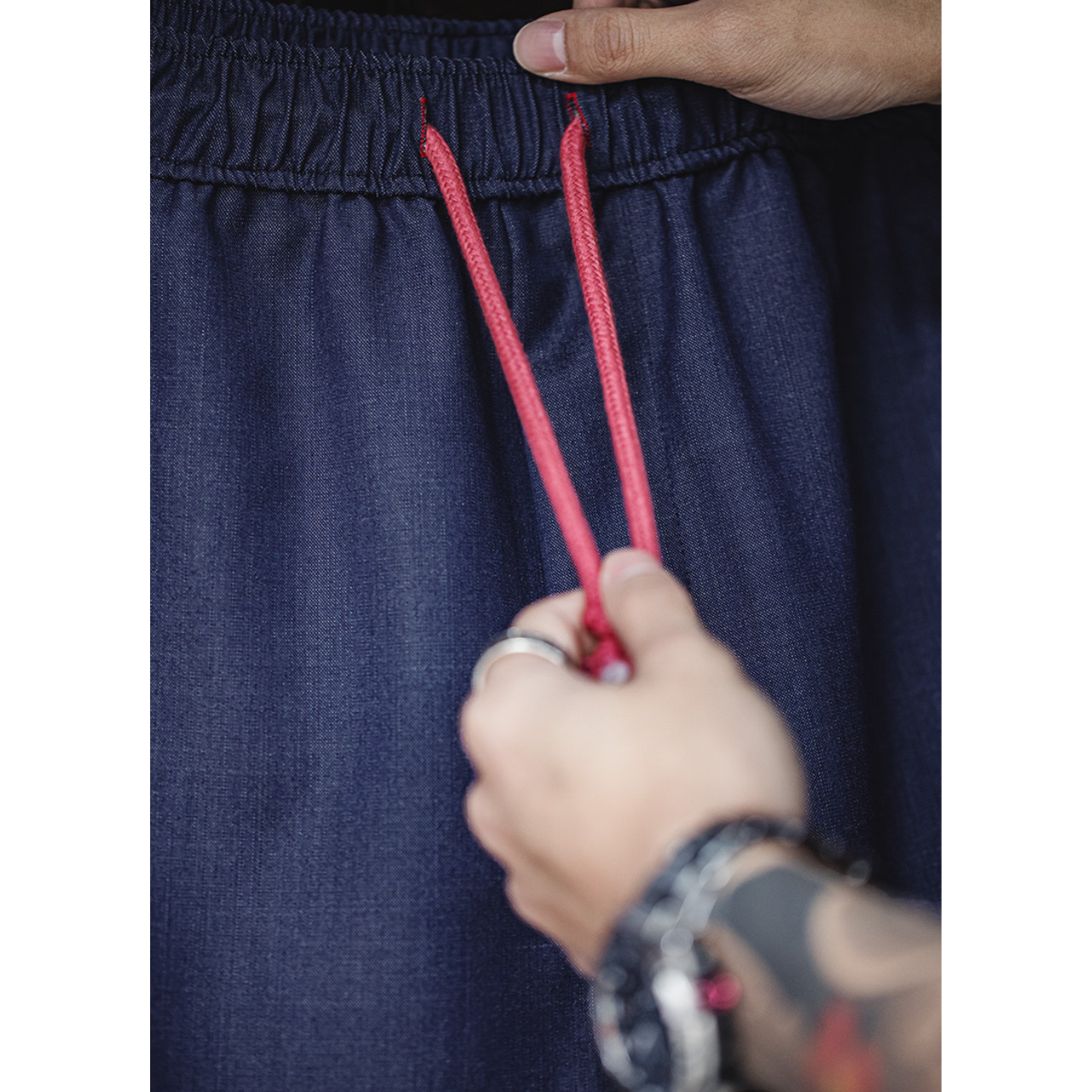 ルーズドレープストレートパンツ M10467