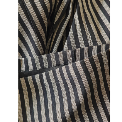 ストライプ ドレープワイドパンツ M10460