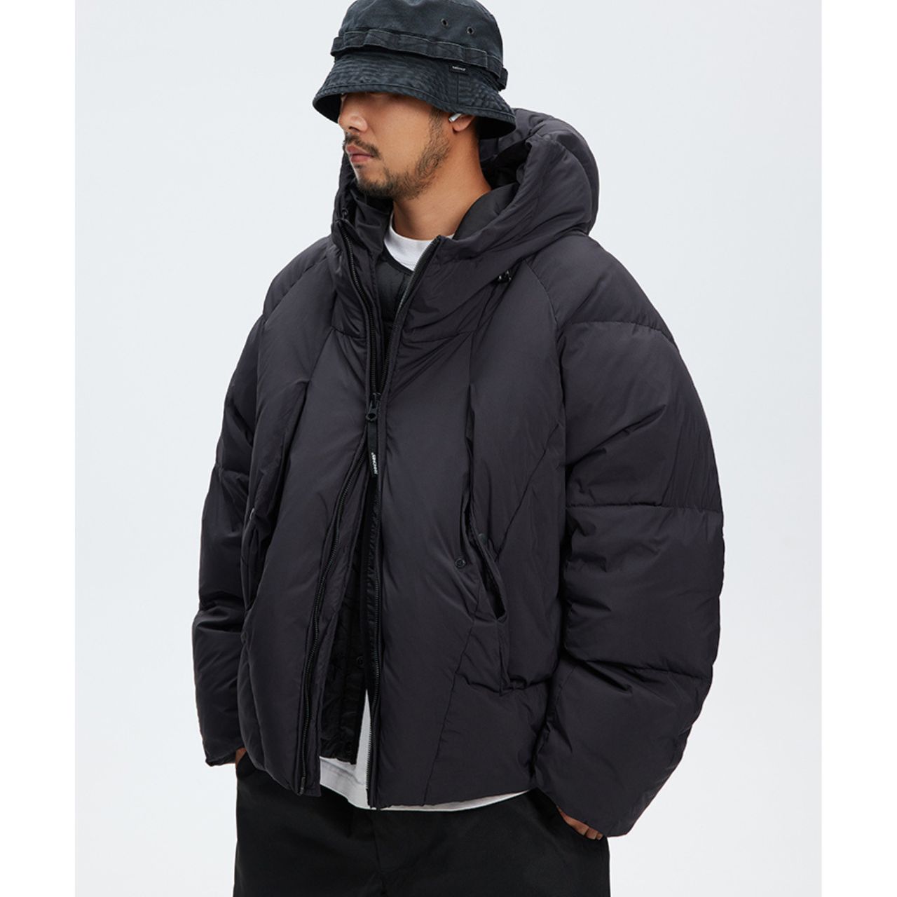 フーデット ダウンジャケット　M10573