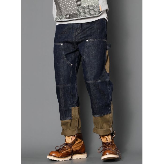 バイカラー デニムパンツ M10552