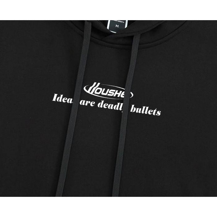 矢印プリント オーバーサイズ フーディ　M10493