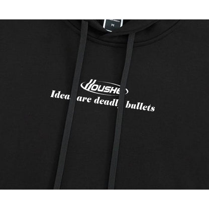 矢印プリント オーバーサイズ フーディ　M10493