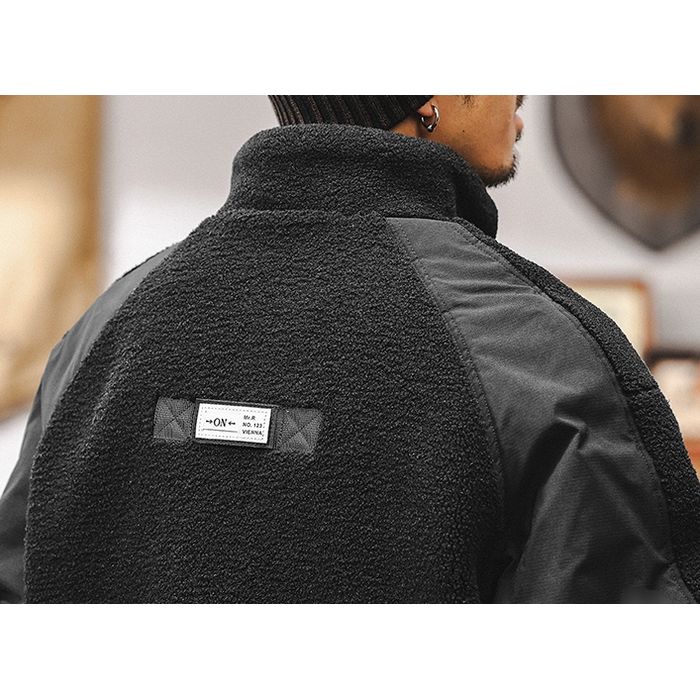 異素材切り替え ボアジャケット　M10568