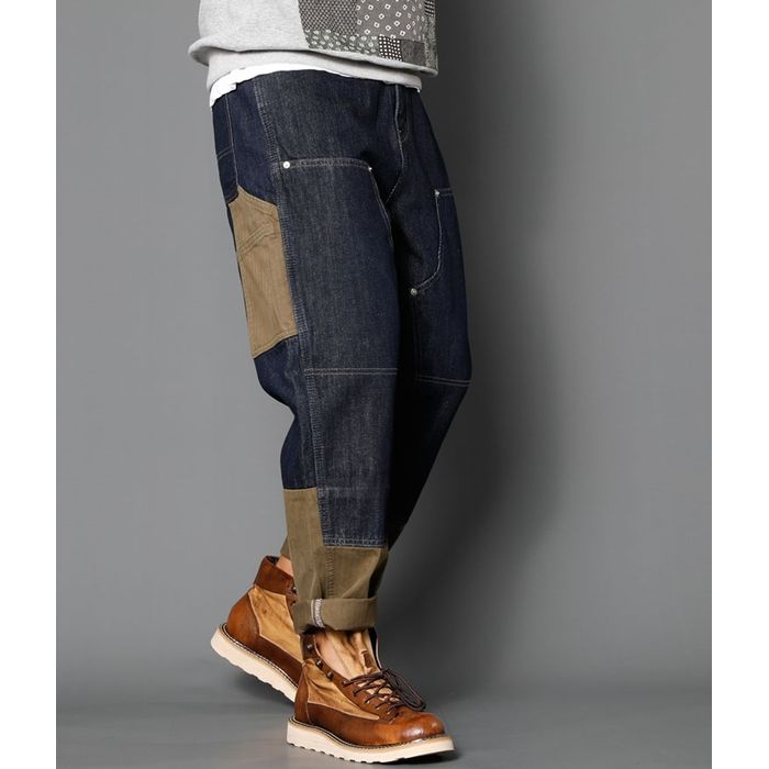 バイカラー デニムパンツ M10552