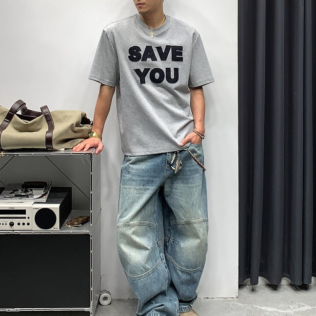 ロゴプリント ワイド Tシャツ　M10725