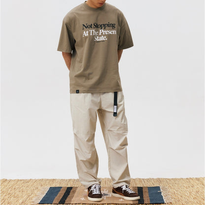 ベルト付き ワイド パンツ　M10744