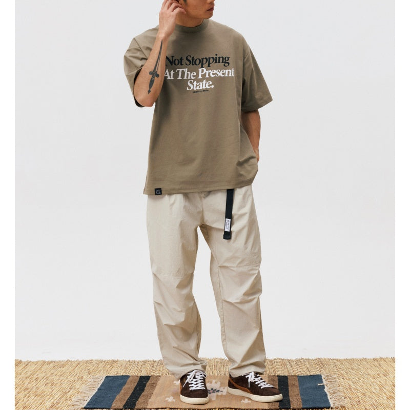 ベルト付き ワイド パンツ　M10744