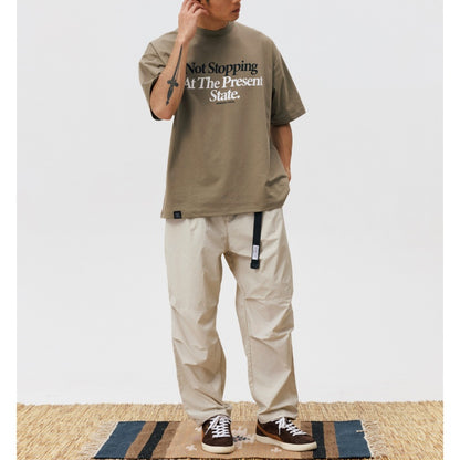 ベルト付き ワイド パンツ　M10744