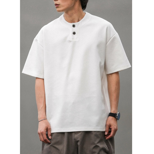 ヘンリーネックTシャツ　M10300
