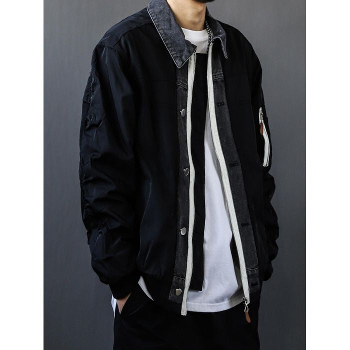 異素材ミックス ジャケット　M10501