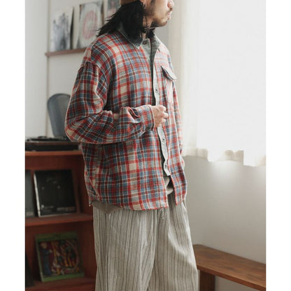 チェック柄 シャツ M10387