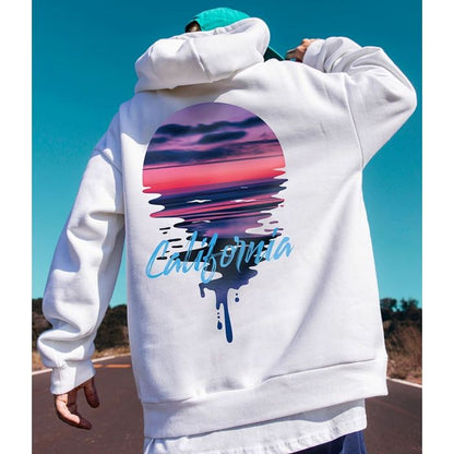 グラフィック プルオーバー フーディ　M10481