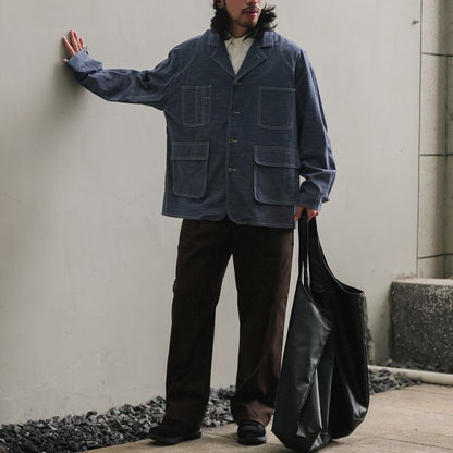 コントラストステッチ シャツ　M10350