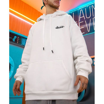 デザインロゴ オーバーサイズ フーディ　M10485