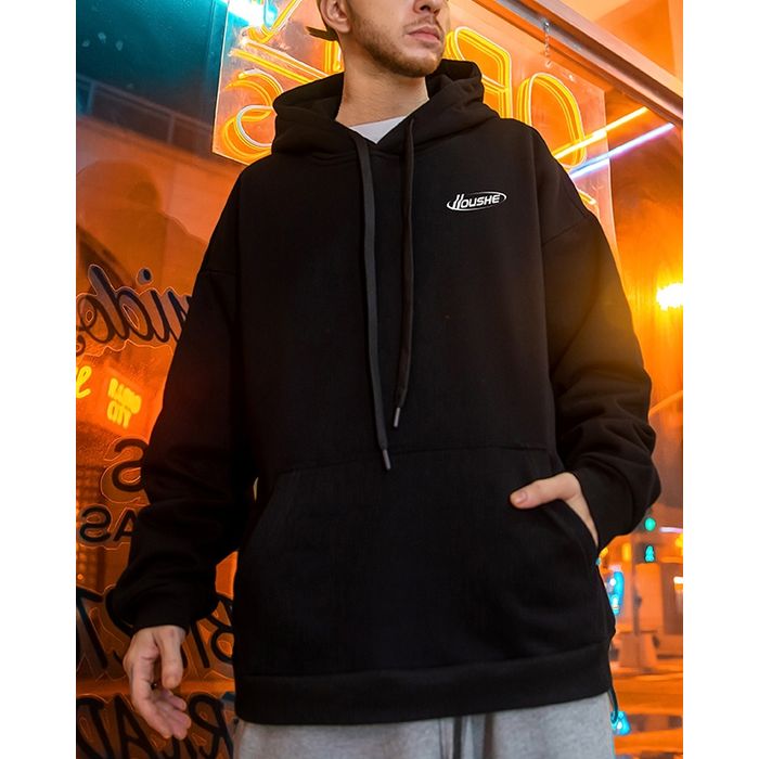 デザインロゴ オーバーサイズ フーディ　M10485