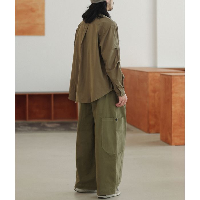 タック入り ワイドパンツ M10377