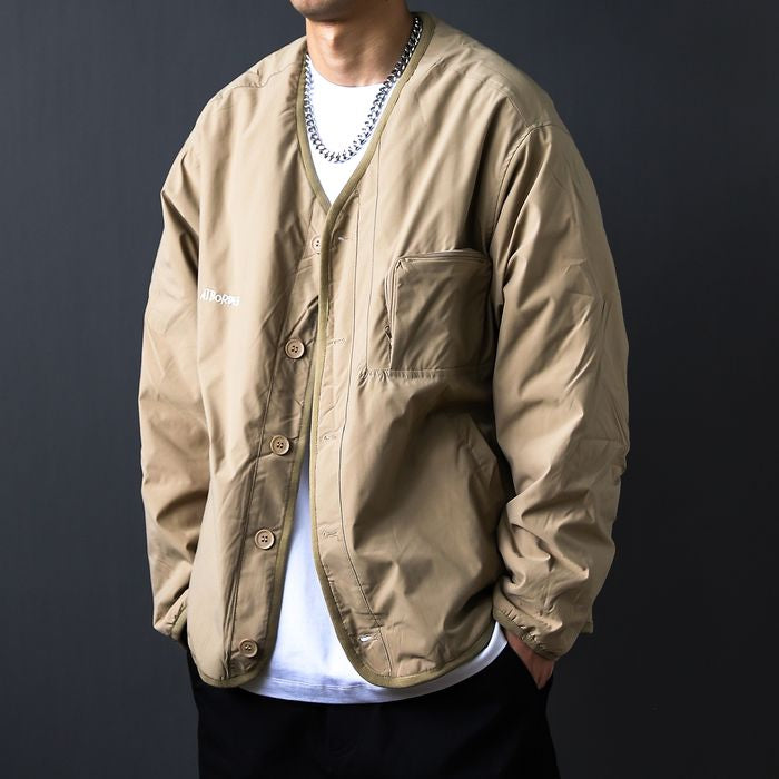 パイピング ノーカラージャケット　M10491