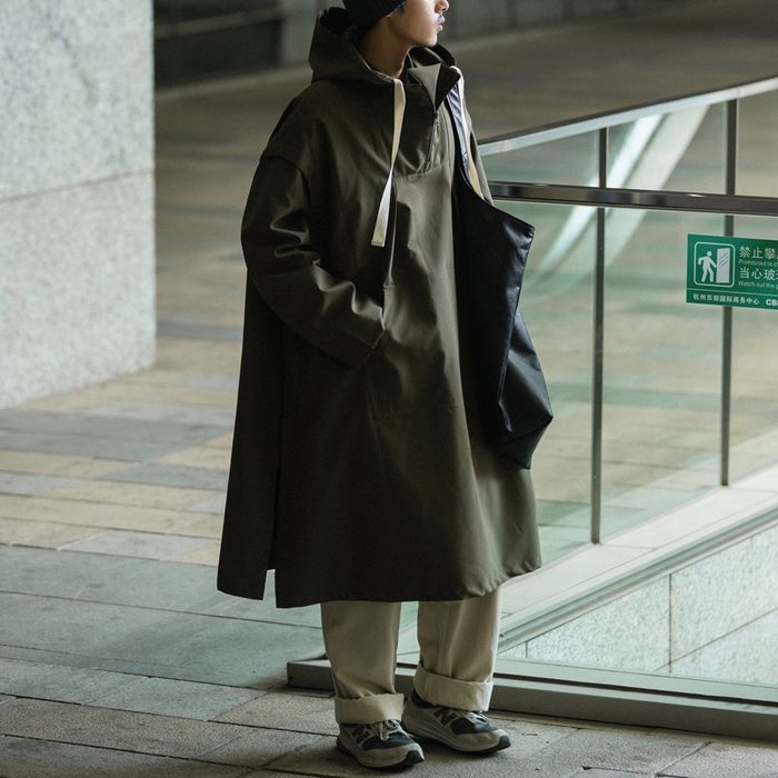 フード付 プルオーバーコート　M10346