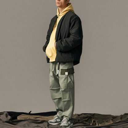 リバーシブル キルティングジャケット ミニショルダーバッグ付　M10626