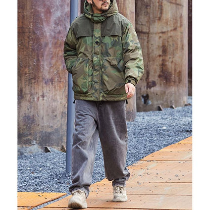 カモフラージュ柄 フード付ジャケット　M10619