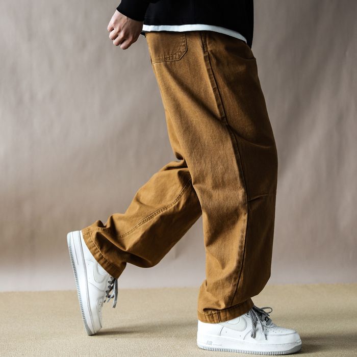 タック入りストレートワイドパンツ　M10803