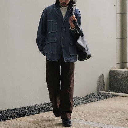 コントラストステッチ シャツ　M10350