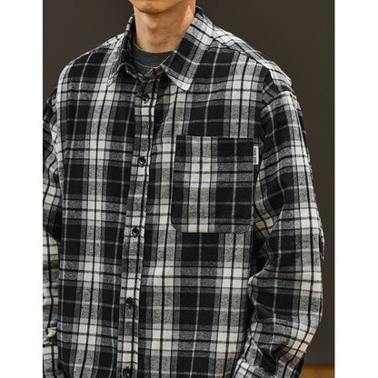 チェック柄シャツ M10597