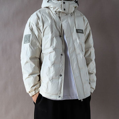 スクエアキルティング フード付ジャケット　M10627