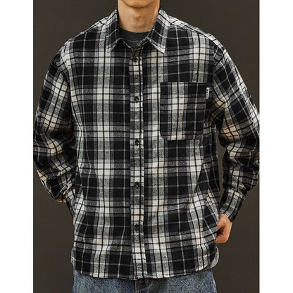 チェック柄シャツ M10597