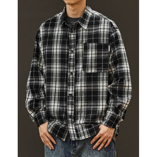 チェック柄シャツ M10597