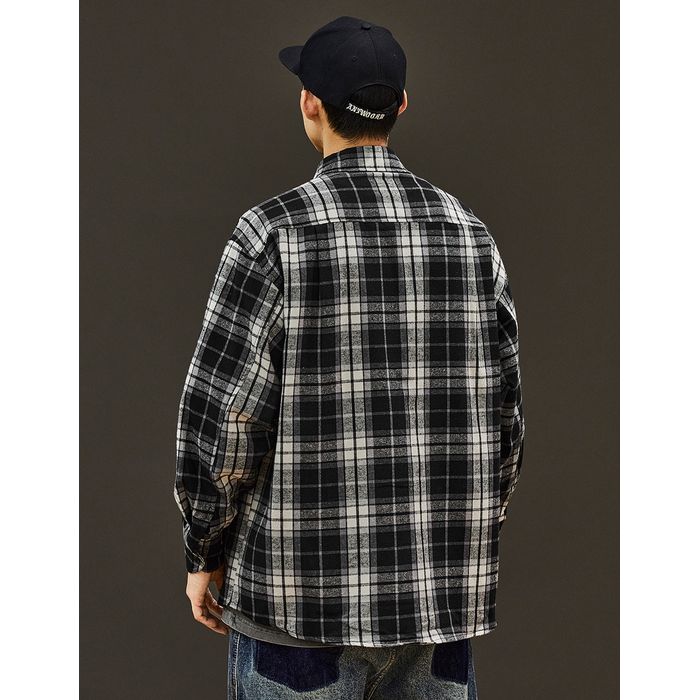 チェック柄シャツ M10597