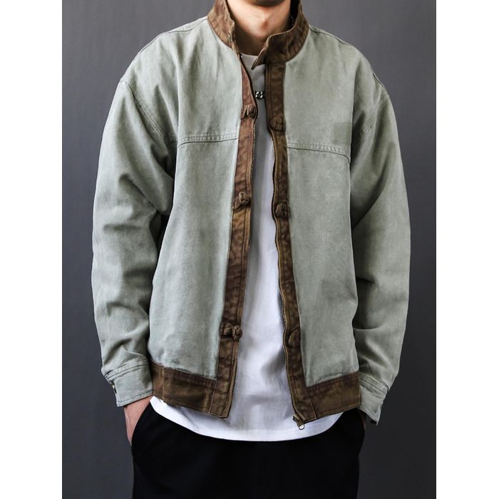 バイカラー デニム ジャケット　M10502