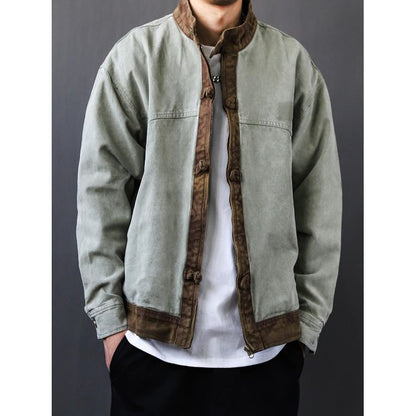 バイカラー デニム ジャケット　M10502