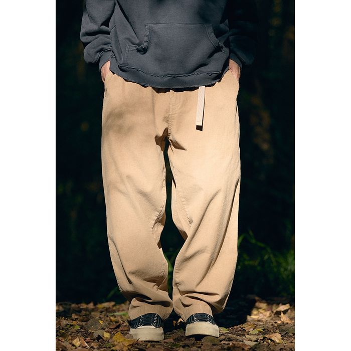 ベルト付き コーデュロイワイドパンツ　M10577