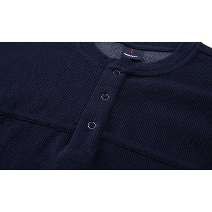 ヘンリーネック 長袖Tシャツ　M10591