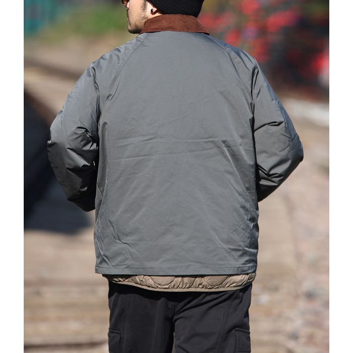 キルティング裏地 コーデュロイ襟 ジャケット　M10621