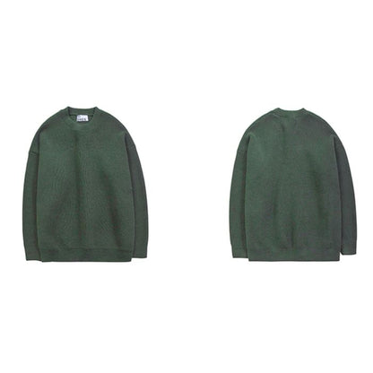 ドロップショルダー クルーネックニット　M10539