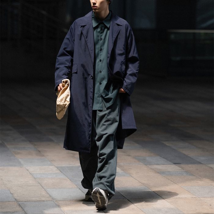 リバーシブル ミドル丈コート　M10342