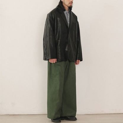 フェイクレザー ジャケット M10385